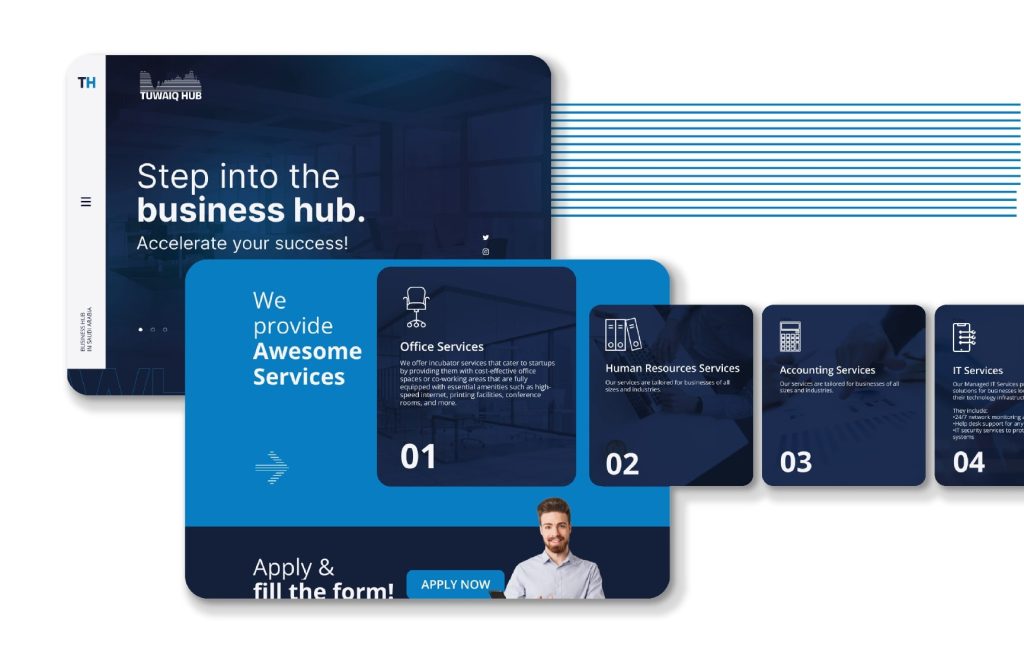 Tuwaiq Hub project by Dcentrify